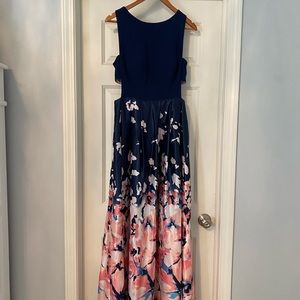 Betsy & Adam Formal Navy Dress